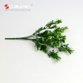 china supplier cheap small faux artificial leaves for interior decoration